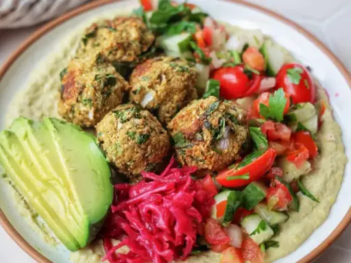 Chili Falafel Hummus Plate