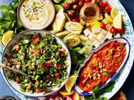 Lebanese Mezze Platter - For 3 to Share